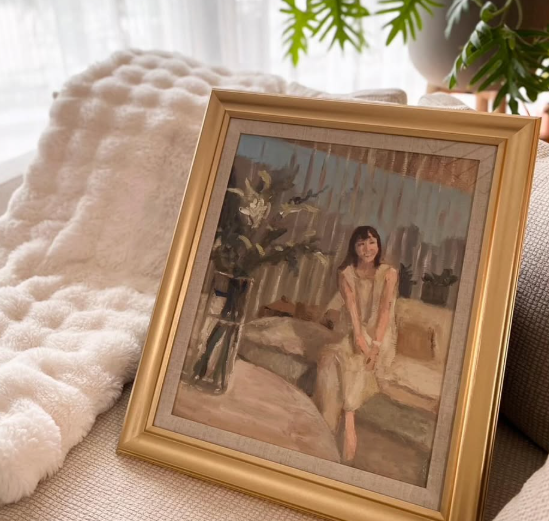 お誕生日に素敵な絵画をいただきました