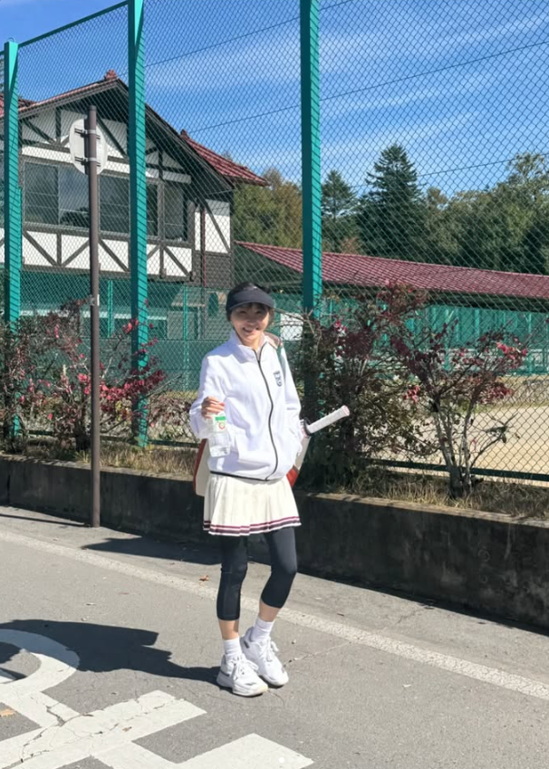 本格的にラケットを握ったのは、実はこの夏から。